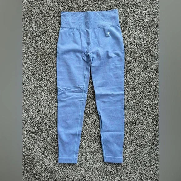 Gymshark Adapt Seamless Leggings- Butterfly Light Blue/Purple - Picture 4 of 6